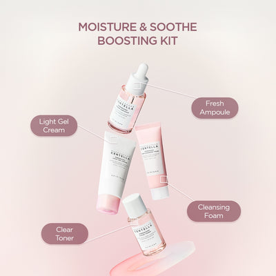 مجموعة السفر سنتيلا للعناية بالمسام من سكين1004 – 4قطع