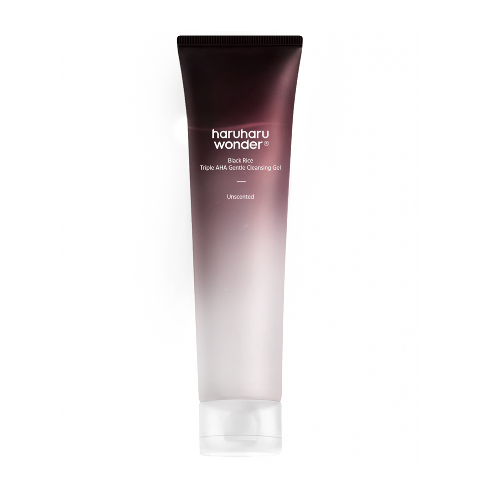 Haruharu Wonder Black Rice Triple AHA Gentle Cleansing Gel Unscented