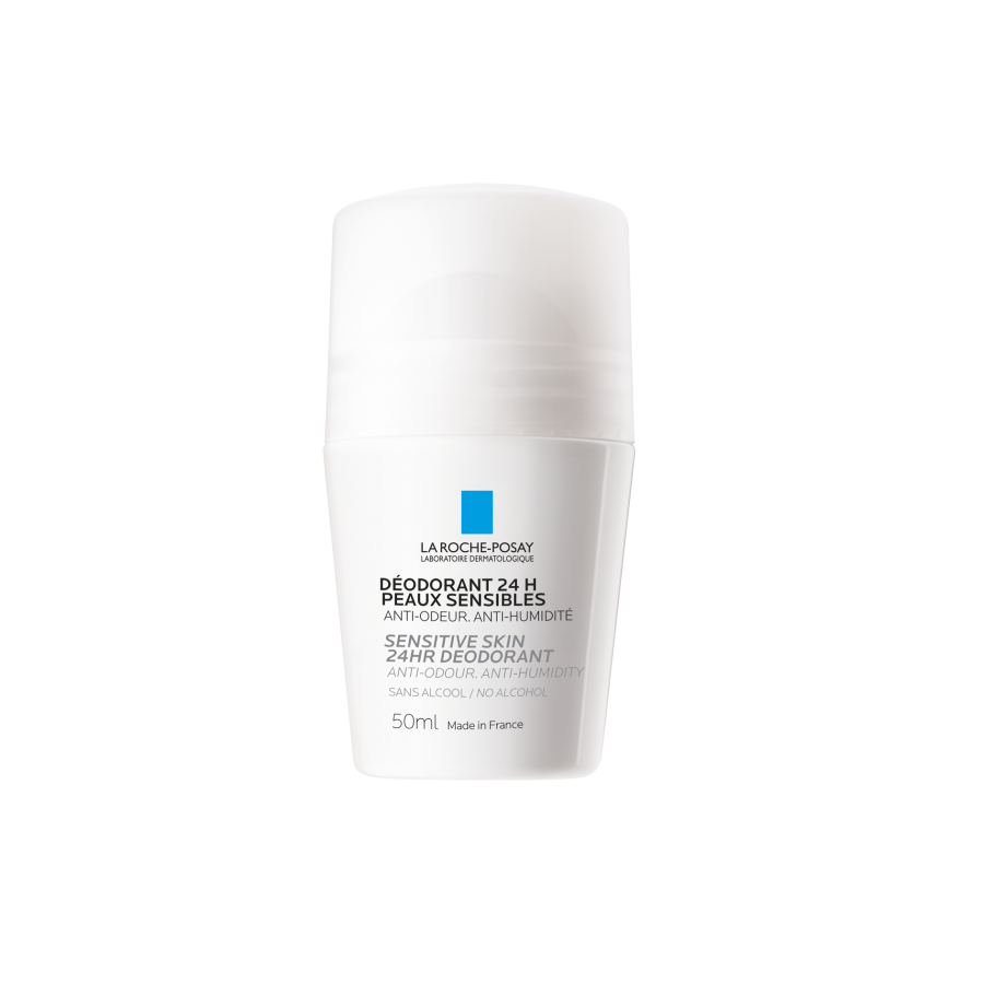 مزيل عرق للبشرة الحساسة  بدون كحول بحماية 24 ساعة من لاروش بوزيه(50مل)