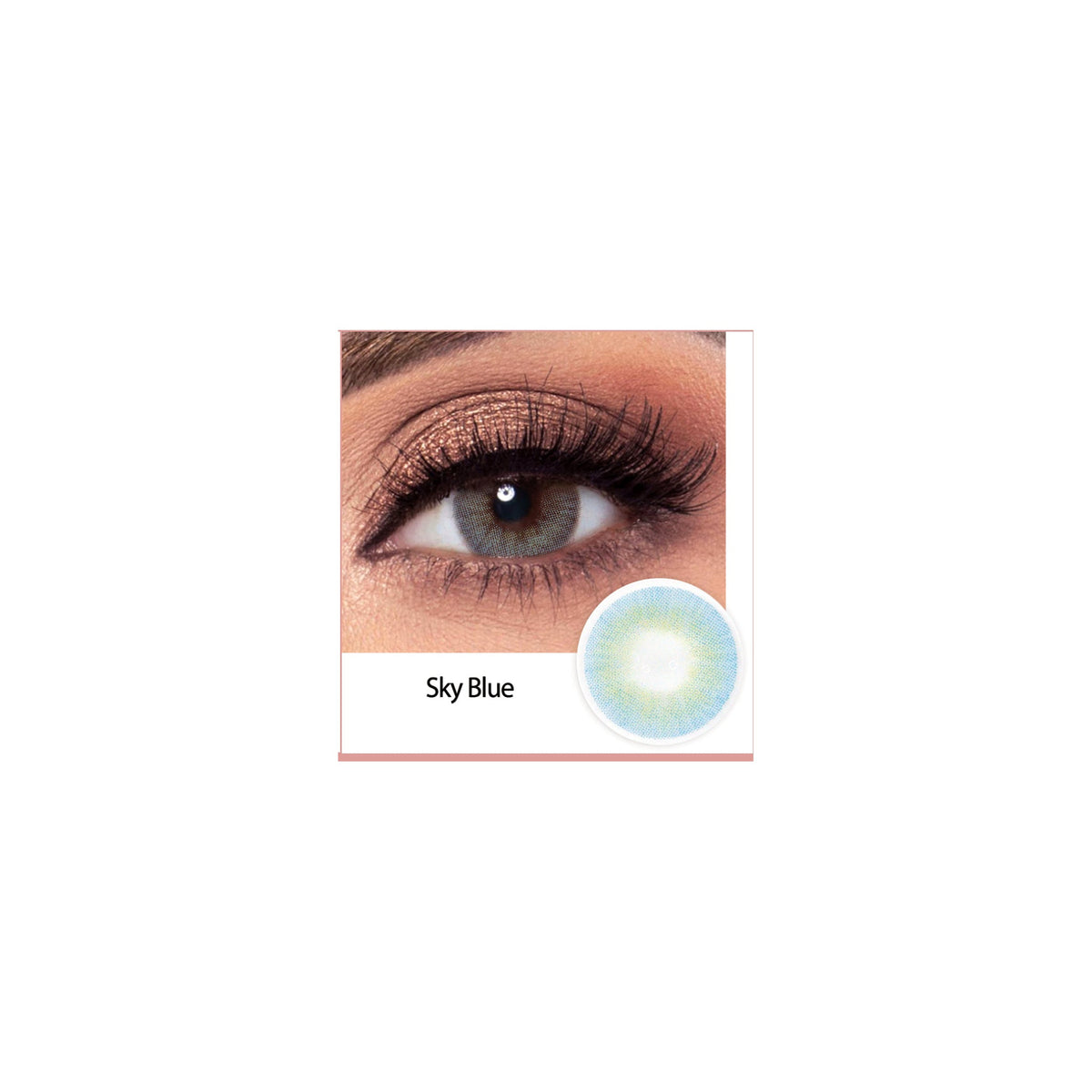 عدسات لنس مي سكاي بلو Sky Blue – صورة العدسة
