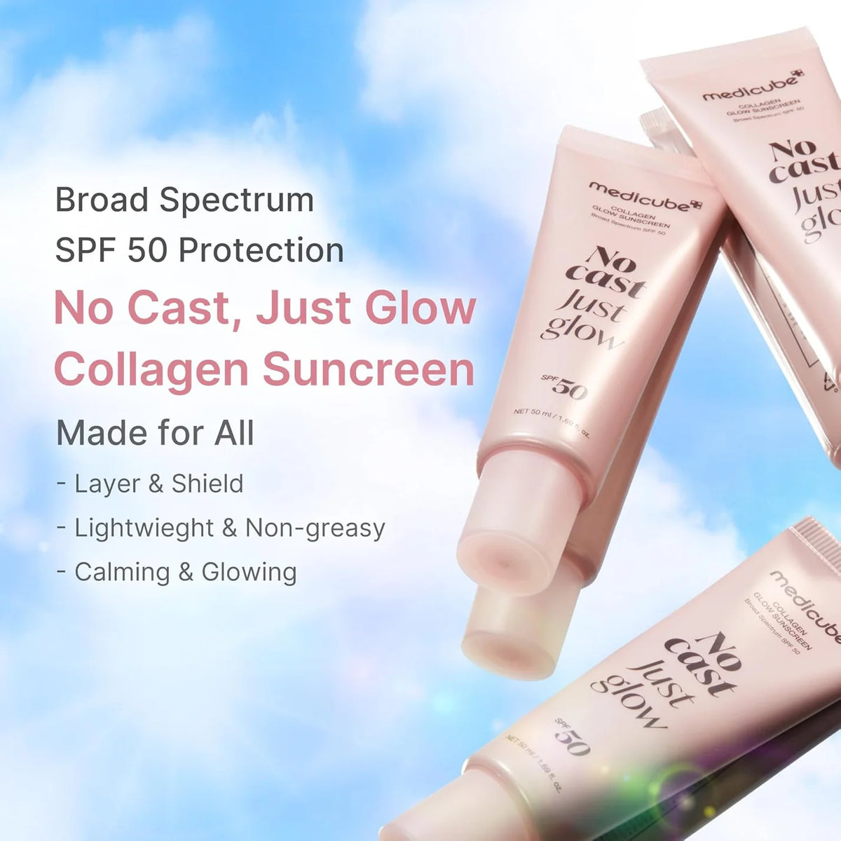 واقي الشمس كولاجين جلو SPF 50+ - صورة 2