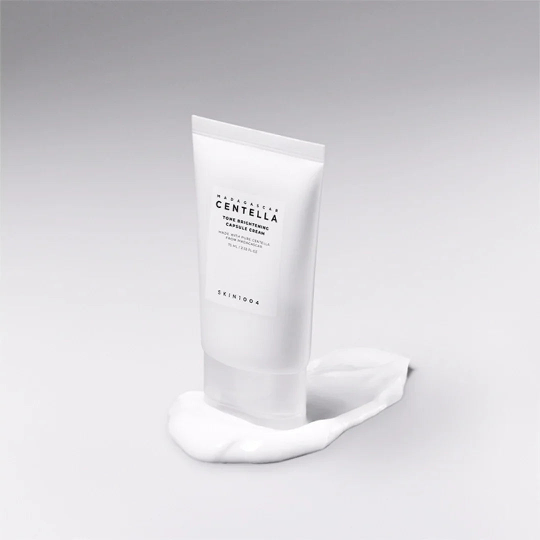 كريم سنتيلا الآسيوية بالكبسولات لتفتيح و تهدئة وترطيب البشرة من سكين1004  – 75 مل